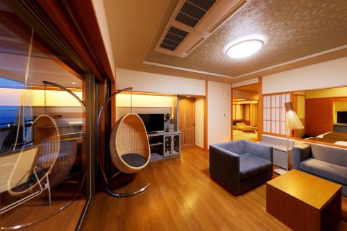 Corner Suite with Tatami Area and Open air bath