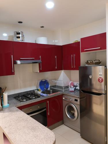 厨房, Kariat Cabo - Appartement Charmant, Climatisé avec Vue Piscine (Kariat Cabo - Appartement Charmant, Climatise avec Vue Piscine) in 卡博内格罗