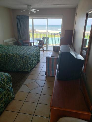 SeaScape Inn - Daytona Beach Shores - 공용 라운지/TV 시청 구역