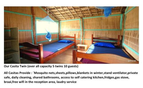 2 twin beds
