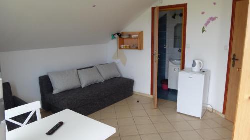 1 twin bed, 1 sofa bed