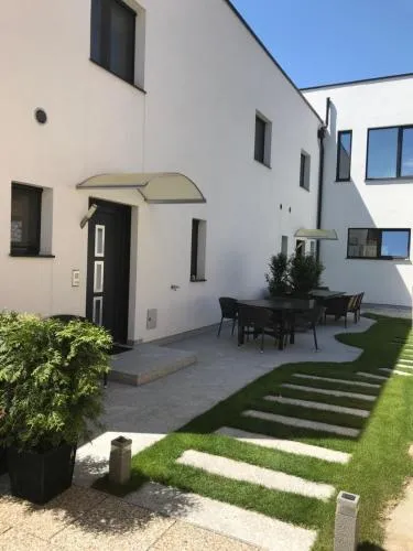 Haus am Wanderweg in Melk, Österreich