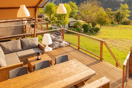 Erkély/terasz, Lodge Holidays - Camping Gajole in Arsie