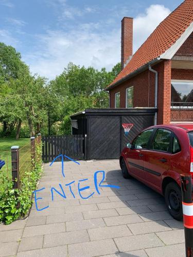 Entrance, Selvbetjent lejlighed i centrum ved aen in Ribe