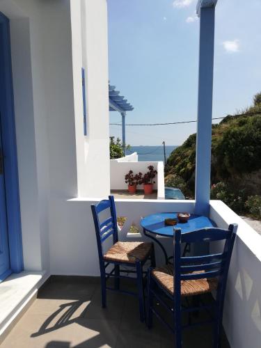 Erkély/terasz, Blue House in Acherounes