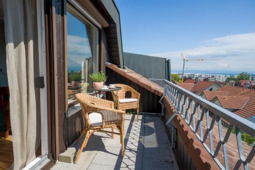 شرفة/ تراس, Das Nest am Wohrenberg in دايسن دورف