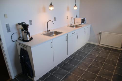 Kitchen, Nykøbing Falster Vandrehjem in Nykobing Falster
