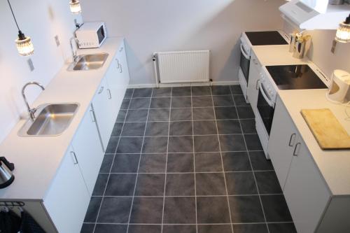 Kitchen, Nykøbing Falster Vandrehjem in Nykobing Falster