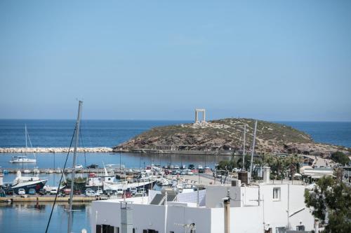  Naxos Center Venetian Castle and Portara View Studio in Naxos Chora