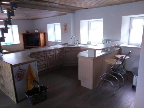 Kitchen, Jurahaus Maisonette Wohnung in Solnhofen