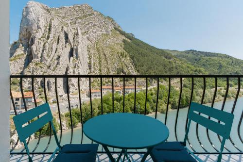Balkon/Terrasse, Hôtel de la Citadelle in Sisteron
