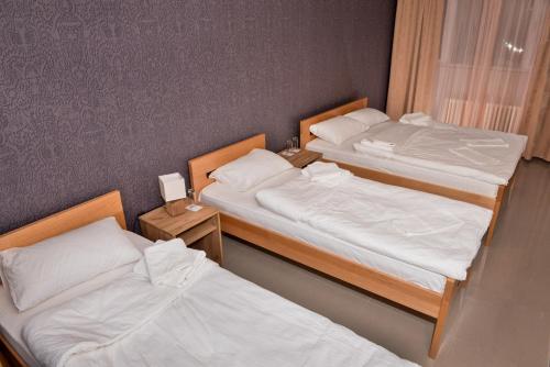 1 double bed, 2 twin beds