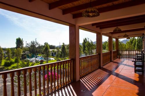 陽台/露台, 納斯卡綠洲鄉村民宿 (Casa Hacienda Nasca Oasis) in 潘帕德奇奎里羅