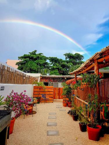 Varanda/terraço, Wabi Hostel in Playa Del Carmen