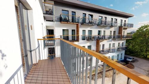 ระเบียง/ชานเรือน, Apartmán Sofia s infrasaunou, PRIMO, Starý Smokovec (Apartman Sofia s infrasaunou, PRIMO, Stary Smokovec) in วีย์โซคทาทรี