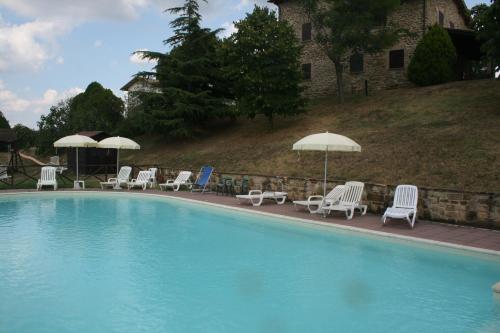 Swimming pool, Agriturismo Colle del Sole in Gubbio