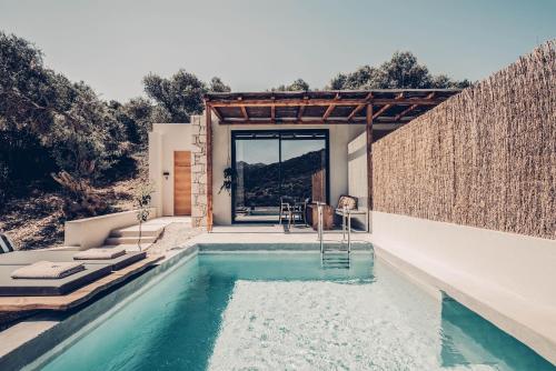 Swimming pool, Monastery Estate Retreat in Anatoliko Selino
