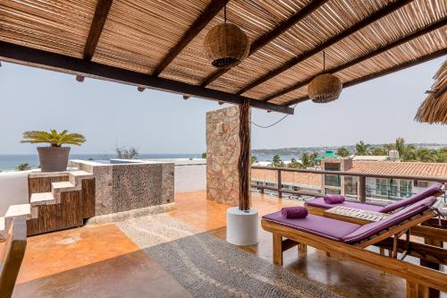 Kilátás, Hotel Rockaway in Puerto Escondido