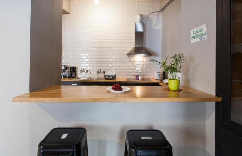 Kjøkken, So Young Hostel in Kreta