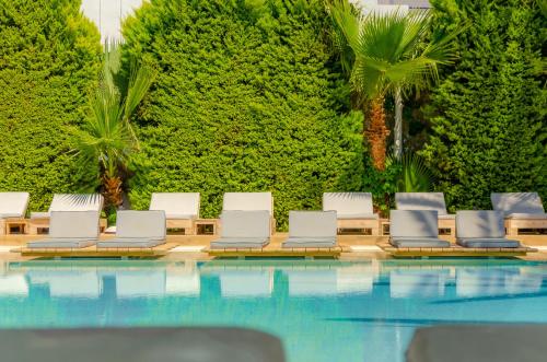  Drossia Palms Hotel and Nisos Beach Suites in Malia