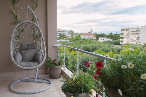  Destinesia Luxury Apt with Balcony,4min from the sea in Xylokastro