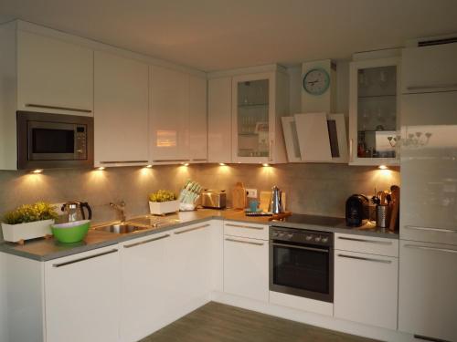 Kitchen, Schleikieker Maisonette in Olpenitz