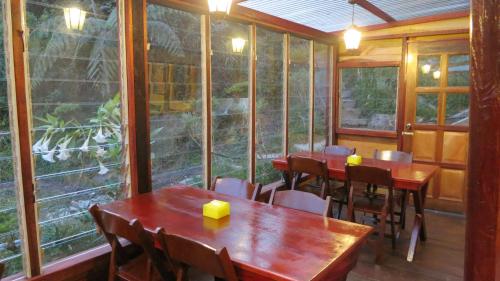 Restorāns, Mile 36 Lodge in Kinabalu Nacionālais parks