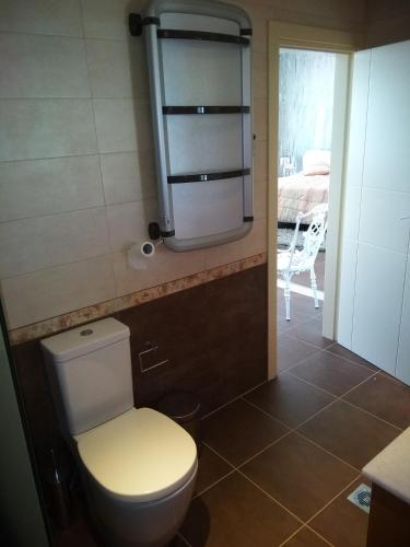  In front of the beach apartment in Kallithea (Chalkidiki)