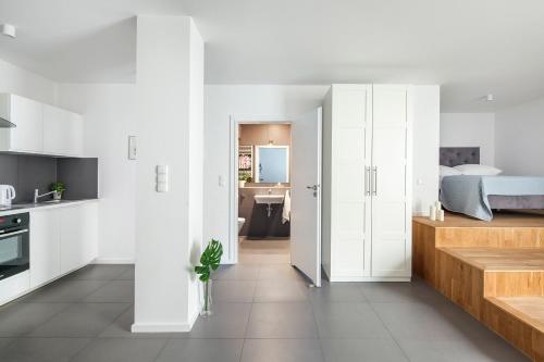 Dapur, Sleepy3city Apartments Batorego 9 II in Gdynia