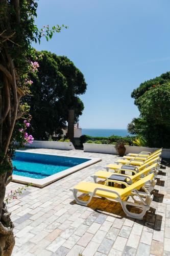 Great view to sea, villa with pool gîte à louer Salema
