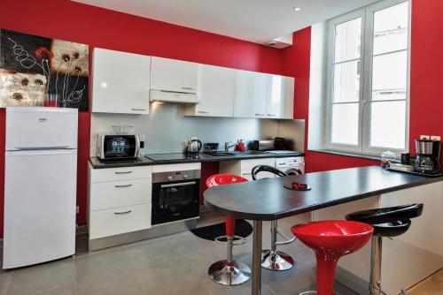 Aquitain Home chambre studio appartement Gare Saint Jean, Бордо