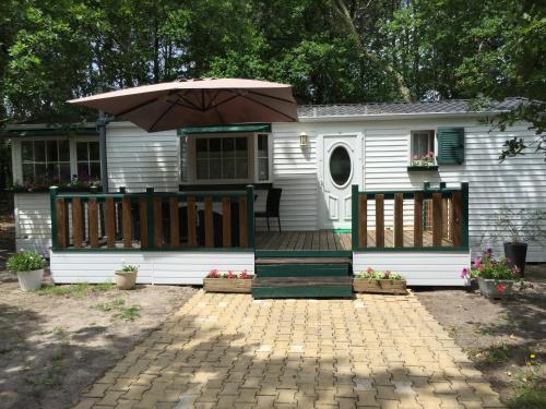 Mobil -home dans un camping arboré et calme gîte à louer Golf Gujan-Mestras