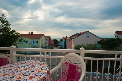 Balkon/teras, Apartments and Rooms Njivice in Malinska