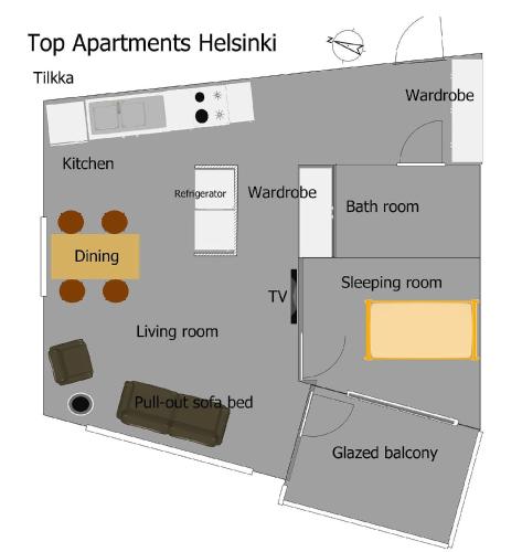 Top Apartments Helsinki - Tilkka, Helsinki (foto 10)