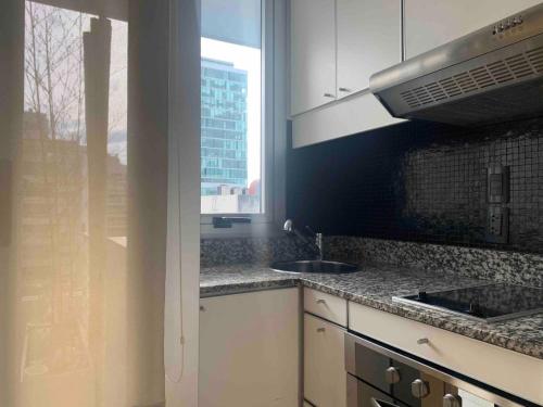 Kitchen, Nunez Minimal Apartment Premium Wifi 500 Mb in Nuñez