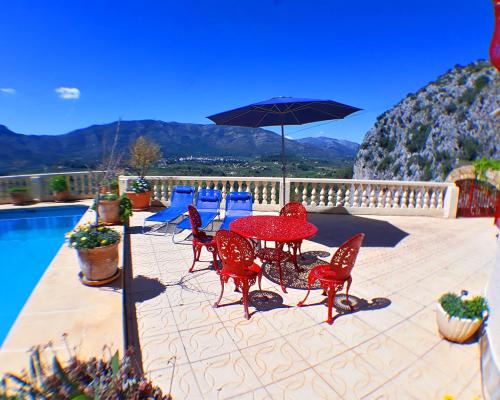  Villa Romana Mountainside apartment in Alcalali, Jalon Valley in Alcalalí