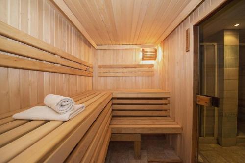 sauna, Apartmány v Říčkách - Apartmány V Klidu a V Pohodě (Apartmany v Rickach - Apartmany V Klidu a V Pohode) in Říčky