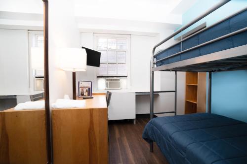 West Side YMCA Room Type - Private Deluxe Bunk Bed Room with Semi-Private Bathroom West Side YMCA Room Type - Private Deluxe Bunk Bed Room with Semi-Private Bathroom