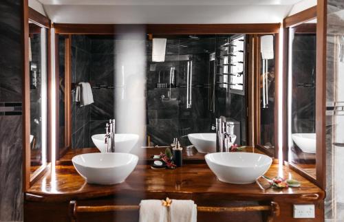 Badezimmer, Tamanu Beach in Aitutaki