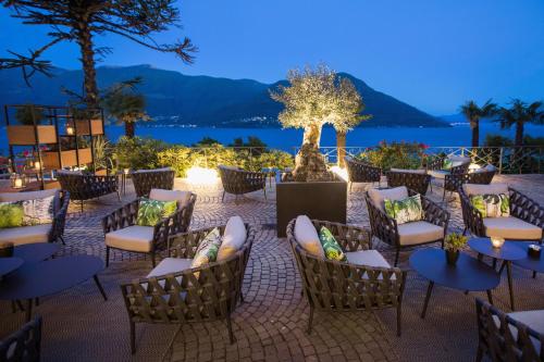 陽台/露台, Parkhotel Brenscino Brissago in 布里薩戈