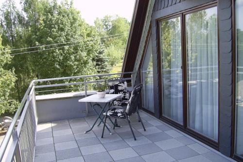 شرفة/ تراس, Pension Clajus in Ettersbergsiedlung
