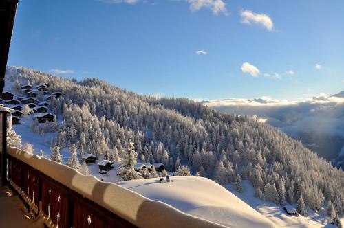 陽台/露台, 斯拉朗酒店 (Hotel Slalom) in 貝特默阿爾