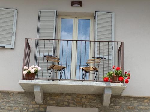 Balkons/terase, La Luce delle Colline in Serravalle Langhe