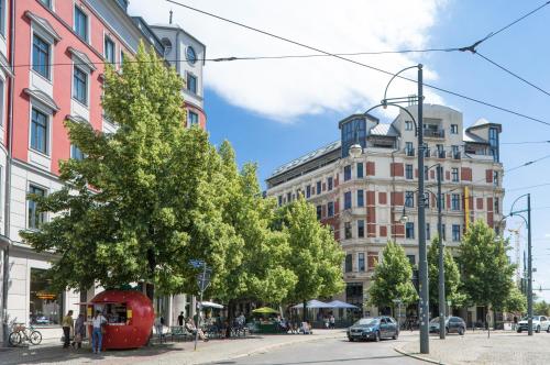 Helle Wohnung in TOP-Lage, Hasselbachplatz - Altstadt, W-LAN, 4 Schlafplätze