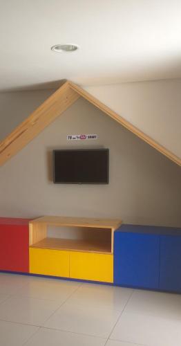 共用Lounge/電視區, Apartamento 2 quartos a 4 minutos do mar de Maceió (Apartamento 2 quartos a 4 minutos do mar de Maceio) in 聖若熱