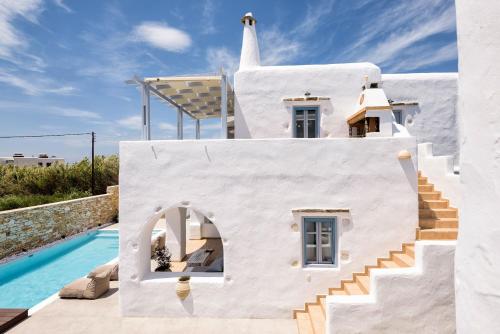 ทัศนียภาพภายนอกโรงแรม, Villa Vanta in เกาะเพรอส
