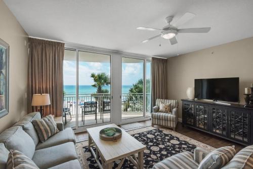 0205 - 2B/2 Bath With Bunks - Gulf Front Balcony - Living Room Faces the Gulf - image 8