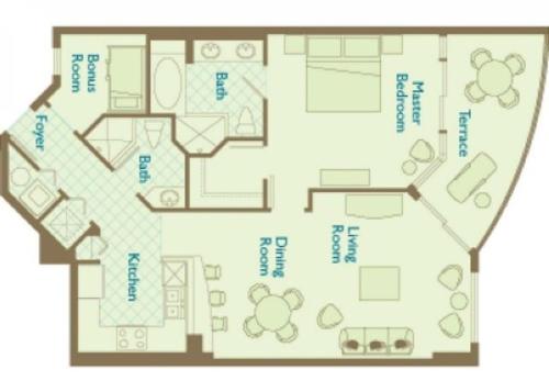 2310 - 1B/2 Bath With Bonus Room. Master Bedroom & Living Room Face the Gulf! - main image