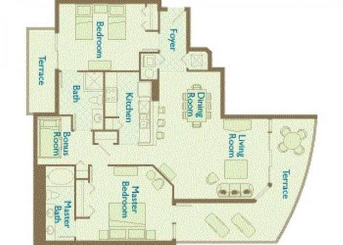 2111 - 2B/2 Bath with Bunks. Master Bedroom & Living Room Face the Gulf! - image 5
