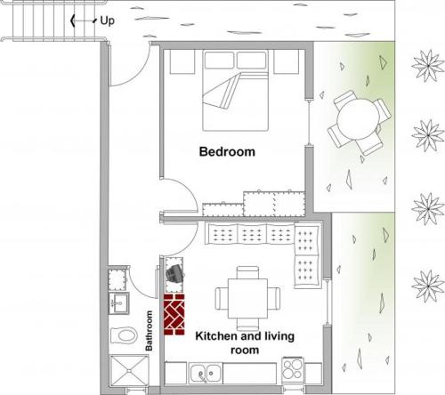 One-Bedroom Apartment room in Apartment Bozovic